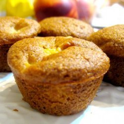 Honey Peach Bran Muffins