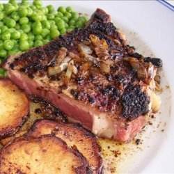 Pan-Broiled Steak With Whiskey Sauce