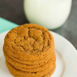 Gingersnap Cookies (Soft & Chewy)