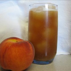 Sweet Iced Peach Tea