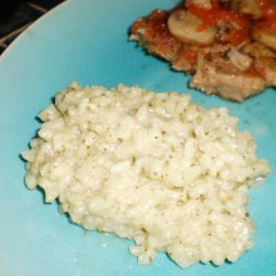 Risotto With Pesto and Mascarpone