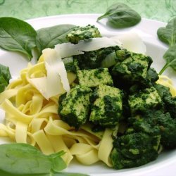 Light Spinach Pasta With Tofu