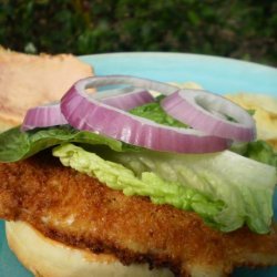 Crispy Fish or Chicken Sandwich With Spicy Mayonnaise