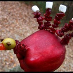 Cute Edible  Apple Turkey (Thanksgiving Treat)