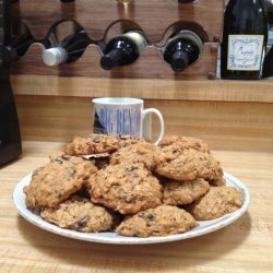 Honey Whole Wheat Oatmeal Cookies