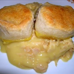 One Dish Chicken  & Biscuit  Bake