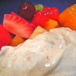 Fresh Fruit in Lime-Yogurt-Cardamom Dressing