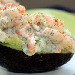 Avocado Stuffed With Shrimp