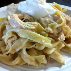 Crock Pot Chicken Stroganoff