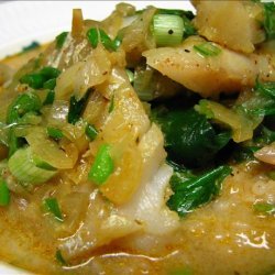 Thai-Style Tilapia With Coconut-Curry Broth