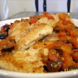 Chicken Breasts with Marsala & Kalamata Olives