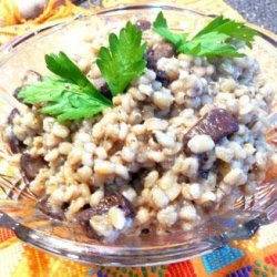 Wild Mushroom and Barley Pilaf