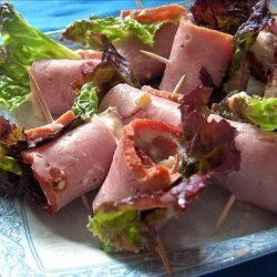 Super Easy Turkey Pastrami Appetizer