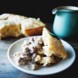 Biscuits and Sage  Sausage Gravy