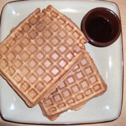 Vegan Whole Wheat Banana Flax Waffles