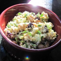 Spinach-Quinoa Salad With Cherries and Almonds