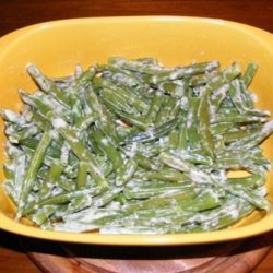 Creamy Green Beans Parmesan