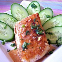 Steamed Halibut With Chili Lime Dressing