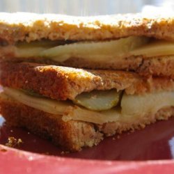 Grilled Cheese, Pickle and Vidalia Onion Sandwich