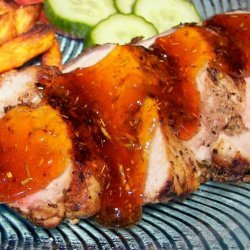 Apricot-Ginger Pork Tenderloin