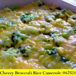 Cheesy Broccoli Rice Casserole