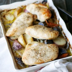 One-Pan Chicken and Potato Bake