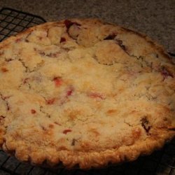 Simply Fantastic Rhubarb Custard Pie