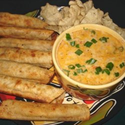 Bean & Cheese Taquitos w/ Guacamole