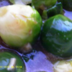 French Onion Brussels Sprouts