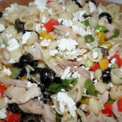 Greek-Style Chicken Pasta Salad