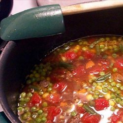 'Denny's' Vegetable Beef Barley Soup