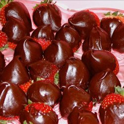 Chocolate Grand Marnier Covered Strawberries