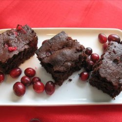 Boreal Forest Cranberry Brownies