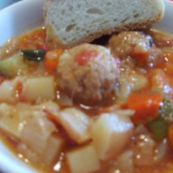 Savory Meatball Soup