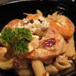 Shrimp and Feta Cheese Pasta