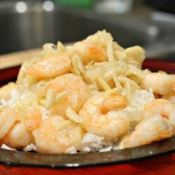 Almond Shrimp with Amaretto Butter