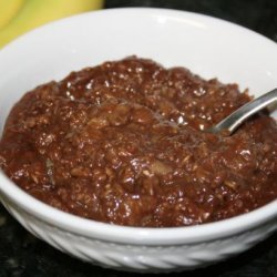 Chocolate Monkey Oatmeal (For One - Gluten Free)