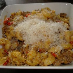 Ground Turkey Paprikash and Macaroni