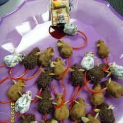 Chocolate Halloween Mice
