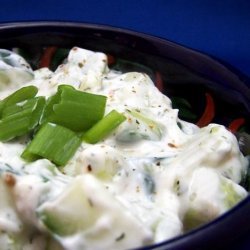 Greek Style  Cucumber Salad