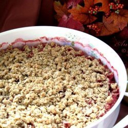 Cranberry Pear Crisp