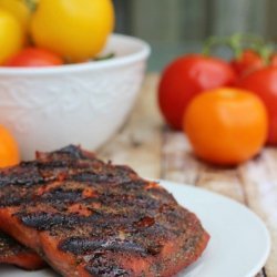 Pepper-Crusted Maple-Glazed Salmon