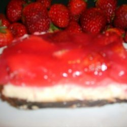 No Bake Strawberry Cheesecake