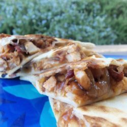 Yum...a Tasty Barbecue Chicken Quesadilla