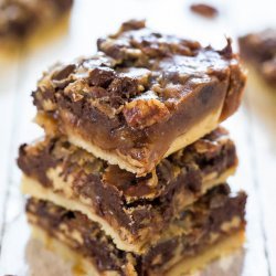 Chocolate Caramel Pecan Bars