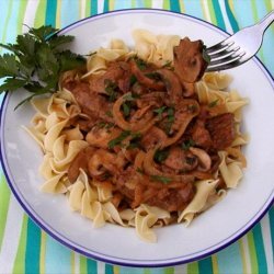 Beef Stroganoff With Cremini & Porcini Mushrooms