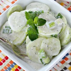 Cucumbers and Sour Cream