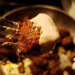 Blackened Tuna Bites with Cajun mustard