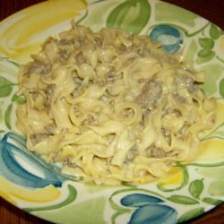 Creamy Hamburger Gravy With Noodles