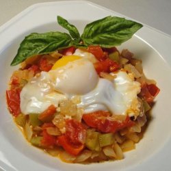 Shakshuka Yemani Basted Eggs